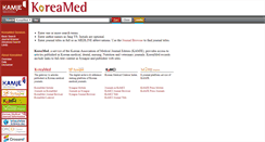 Desktop Screenshot of koreamed.org