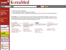 Tablet Screenshot of koreamed.org